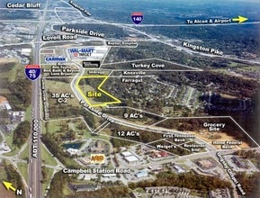 11400 Parkside Dr, Knoxville, TN - Aerial map view - Image1