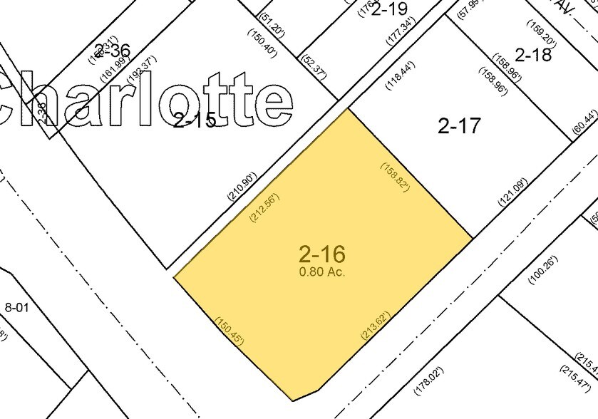 3800 Brookshire Blvd, Charlotte, NC à vendre - Plan cadastral - Image 2 de 5