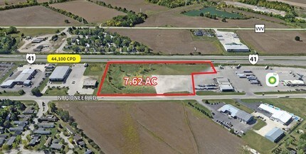 555 N Pioneer Rd, Fond Du Lac, WI - AÉRIEN  Vue de la carte