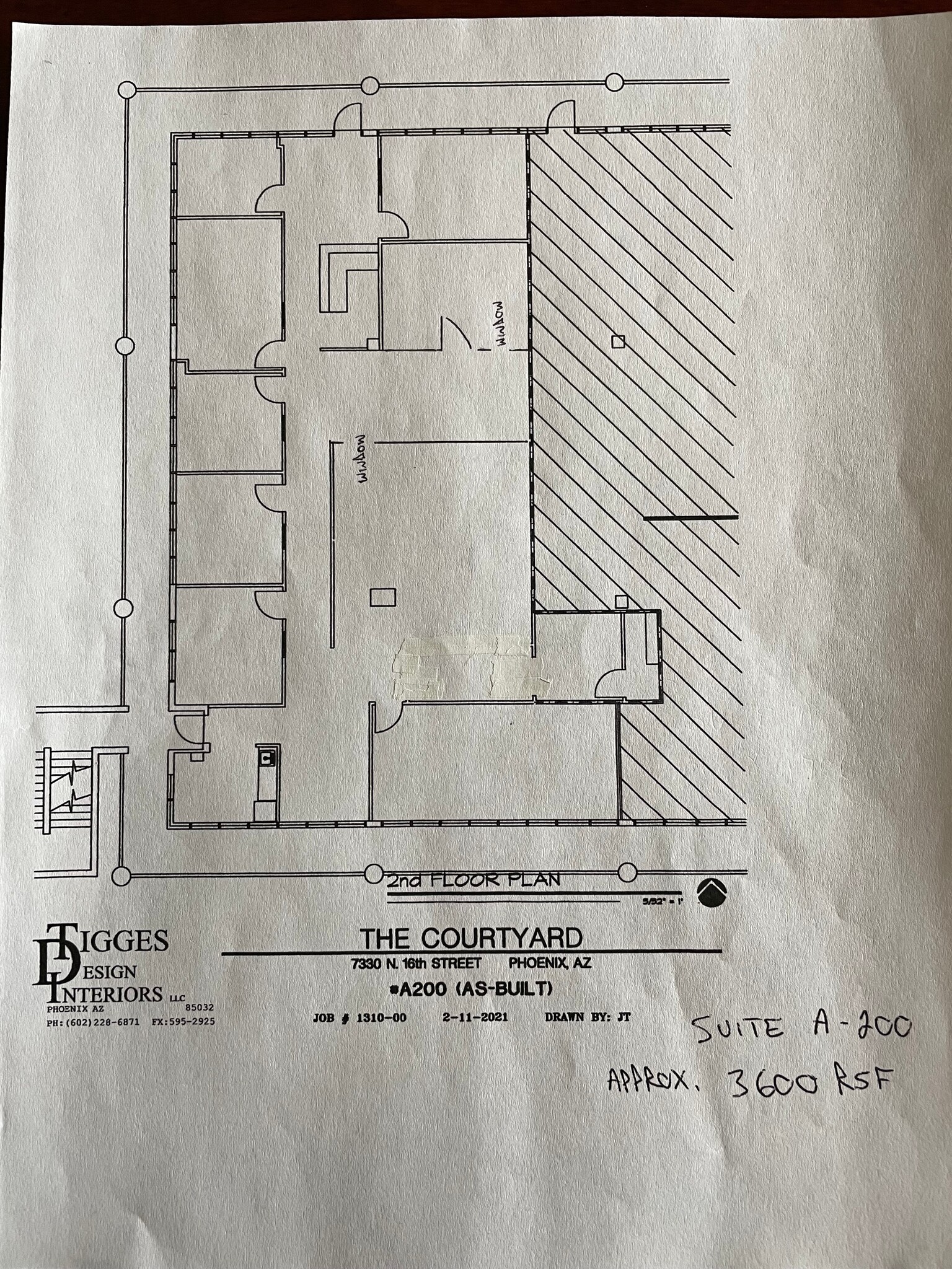 7330 N 16th St, Phoenix, AZ à louer Plan d’étage- Image 1 de 1