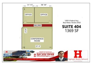 1200 N Federal Hwy, Boca Raton, FL for lease Floor Plan- Image 1 of 6