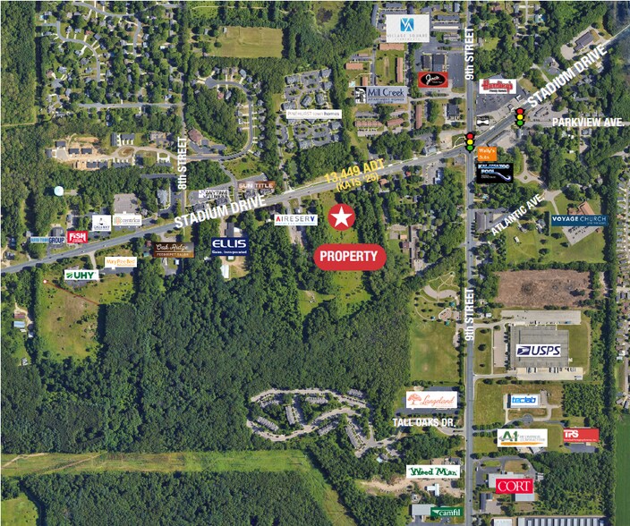 6745 Stadium Dr, Kalamazoo, MI à vendre - Photo du bâtiment - Image 2 de 3