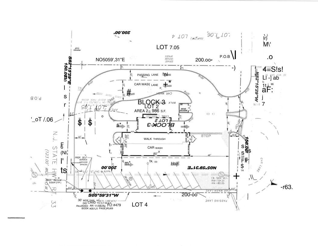 956 NJ-33, Monroe Township, NJ à louer Plan de site- Image 1 de 3
