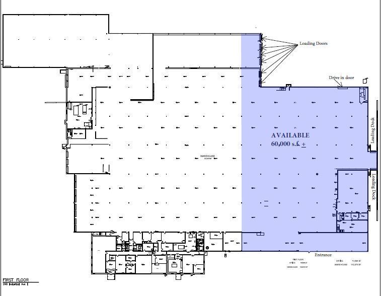 240 Industrial Ave E, Lowell, MA à louer Plan d’étage- Image 1 de 7