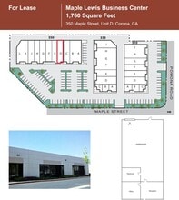 350 S Maple St, Corona, CA for lease Floor Plan- Image 1 of 1