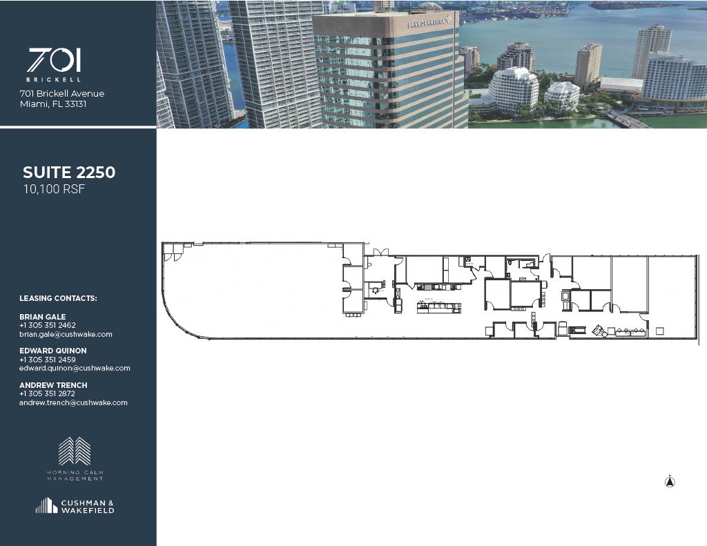 701 Brickell Ave, Miami, FL for lease Floor Plan- Image 1 of 1