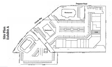 13348-13354 Lincoln Way, Auburn, CA à louer Plan de site- Image 1 de 3