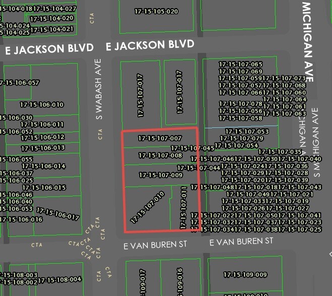 333 S Wabash Ave, Chicago, IL à louer - Plan cadastral - Image 3 de 23