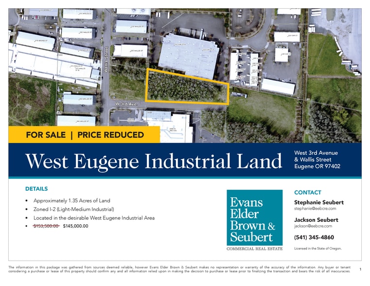 Wallis & W 3rd Ave, Eugene, OR for sale - Building Photo - Image 2 of 4