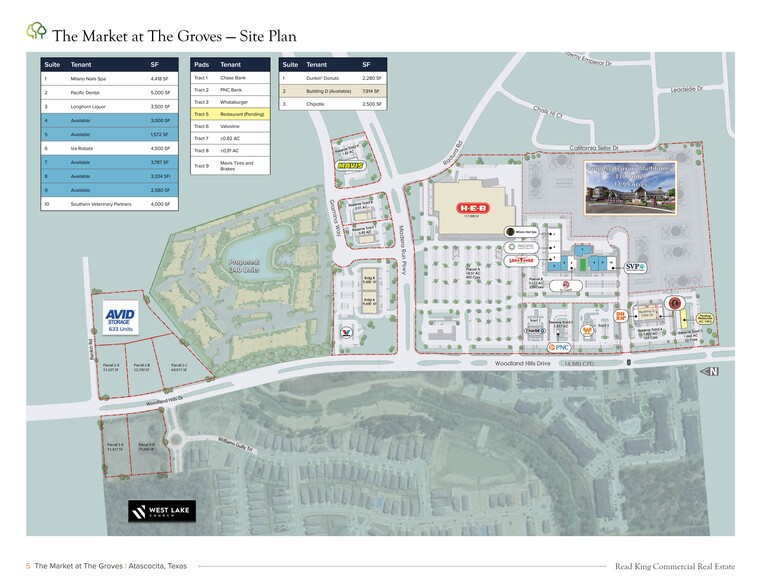 SEC of Woodland Hills Dr, Atascocita, TX for lease - Site Plan - Image 1 of 1