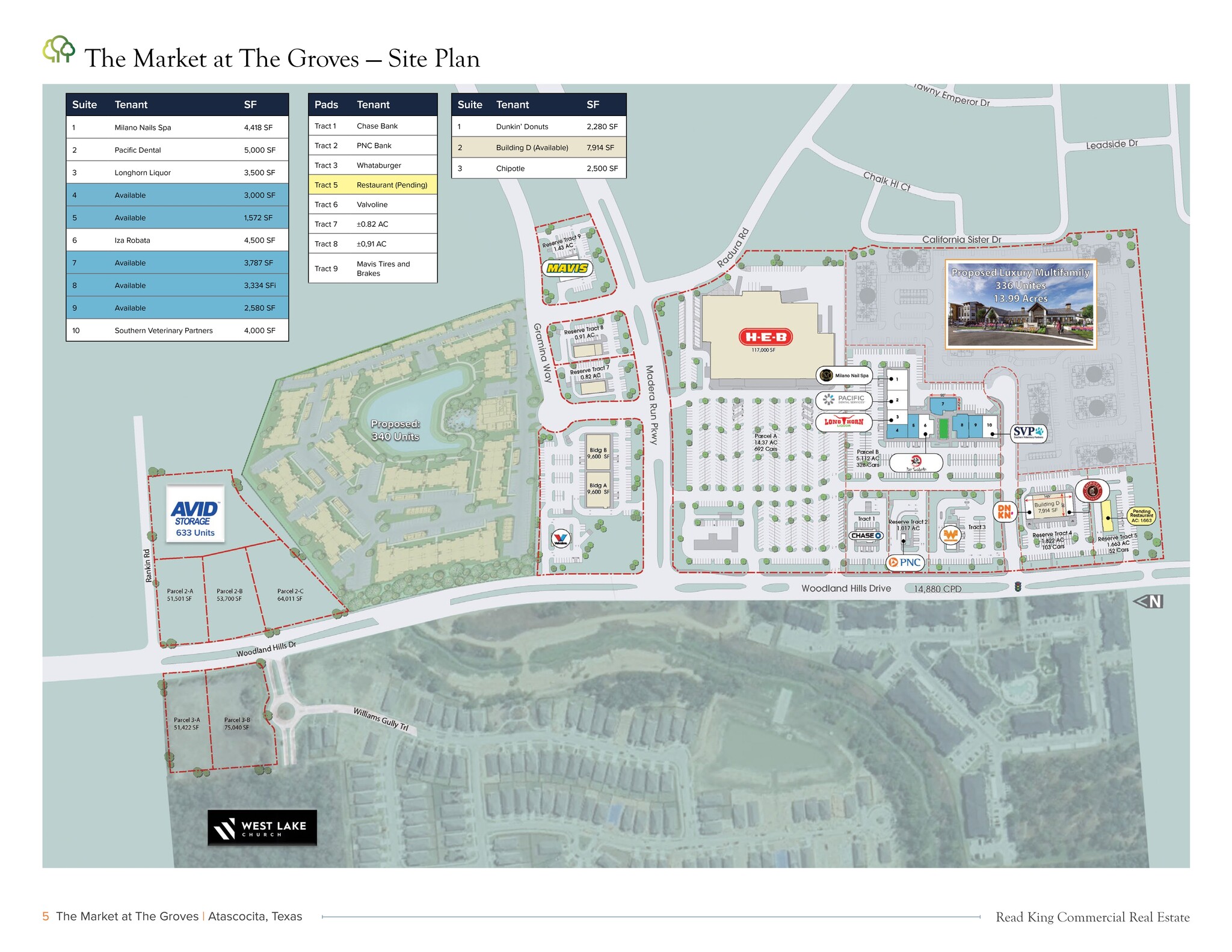 SEC of Woodland Hills Dr, Atascocita, TX for lease Site Plan- Image 1 of 2