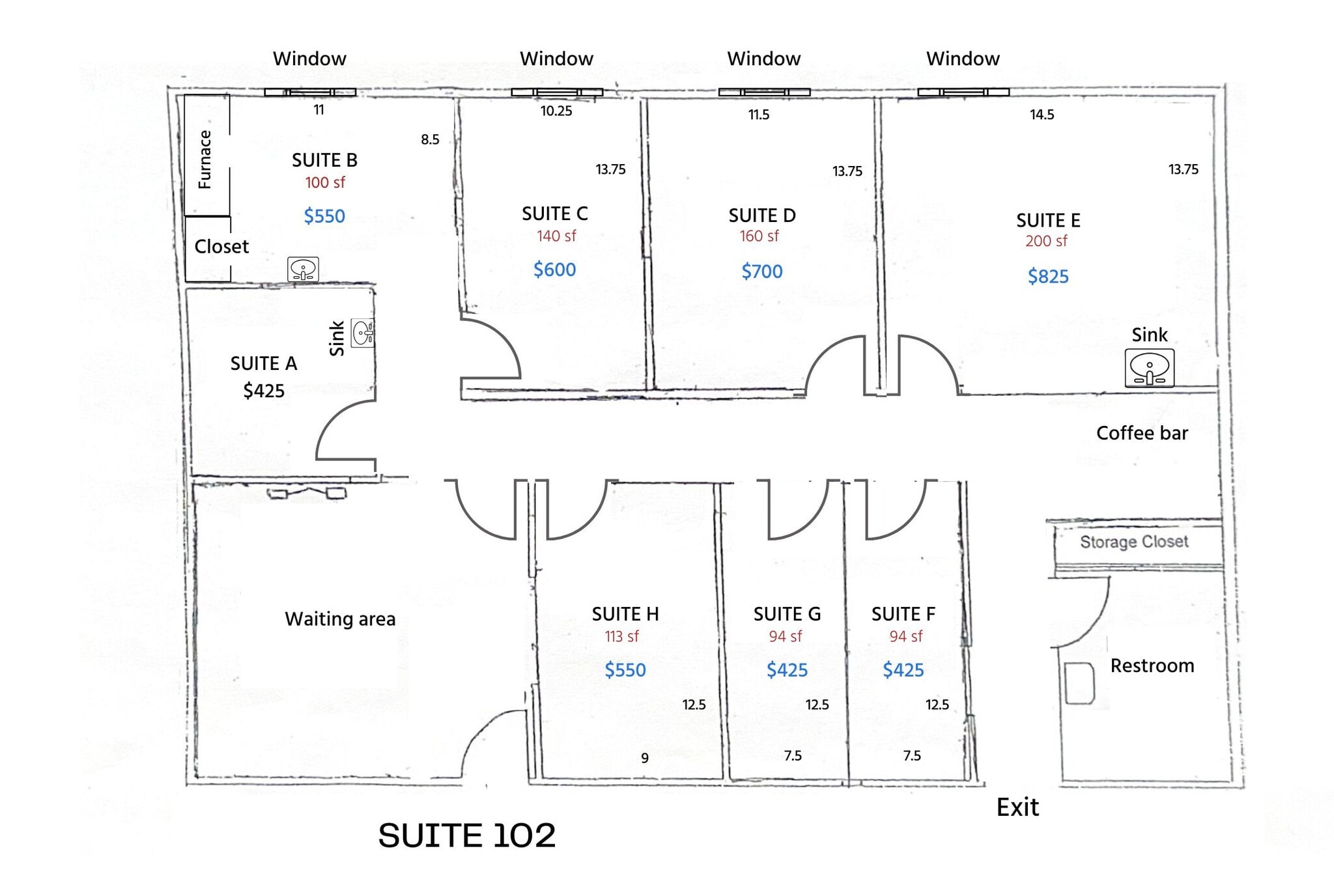 60 Westwood Ave, Waterbury, CT for lease Floor Plan- Image 1 of 9