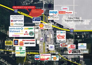 61101-61125 Airport Rd, Slidell, LA - AERIAL map view - Image1