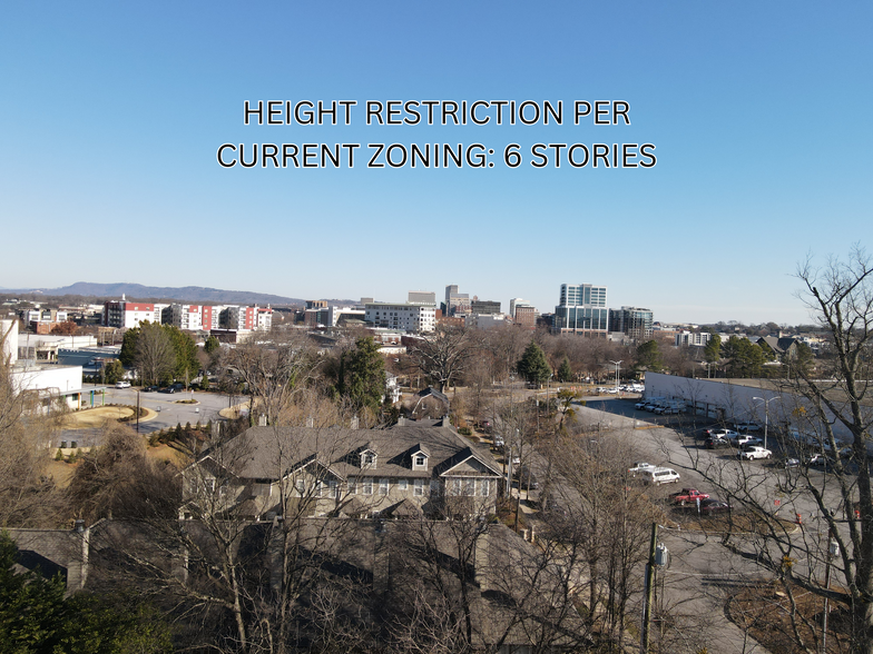 Corner of Howe and Bradshaw, Greenville, SC for lease - Aerial - Image 3 of 5