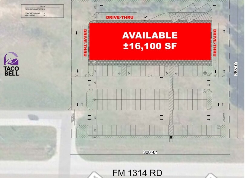 21909 Farm to Market Road 1314, Porter, TX for lease - Site Plan - Image 3 of 3