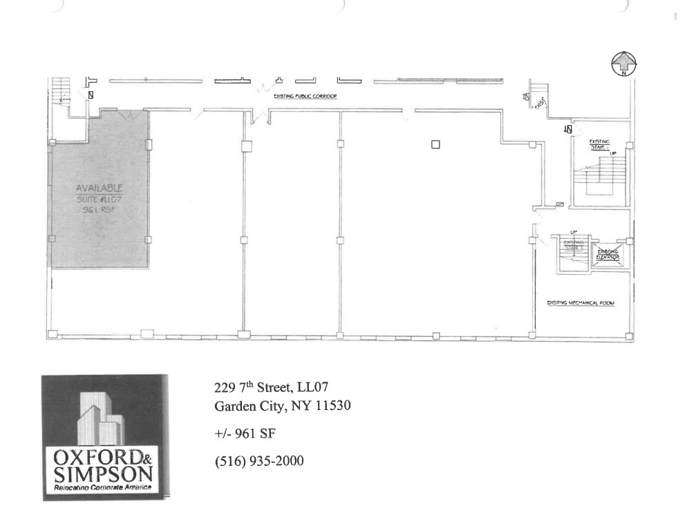 229 7th St, Garden City, NY à louer Plan d  tage- Image 1 de 1