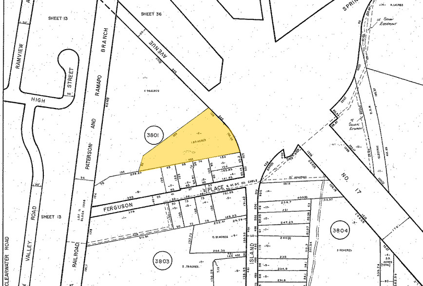 545 Island Rd, Ramsey, NJ à vendre - Plan cadastral - Image 1 de 1