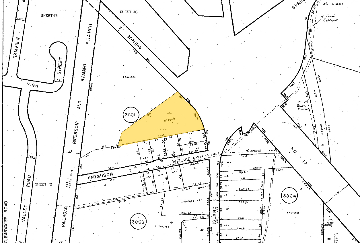 545 Island Rd, Ramsey, NJ à vendre Plan cadastral- Image 1 de 1