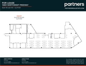 13831 Northwest Fwy, Houston, TX à louer Plan de site- Image 1 de 2