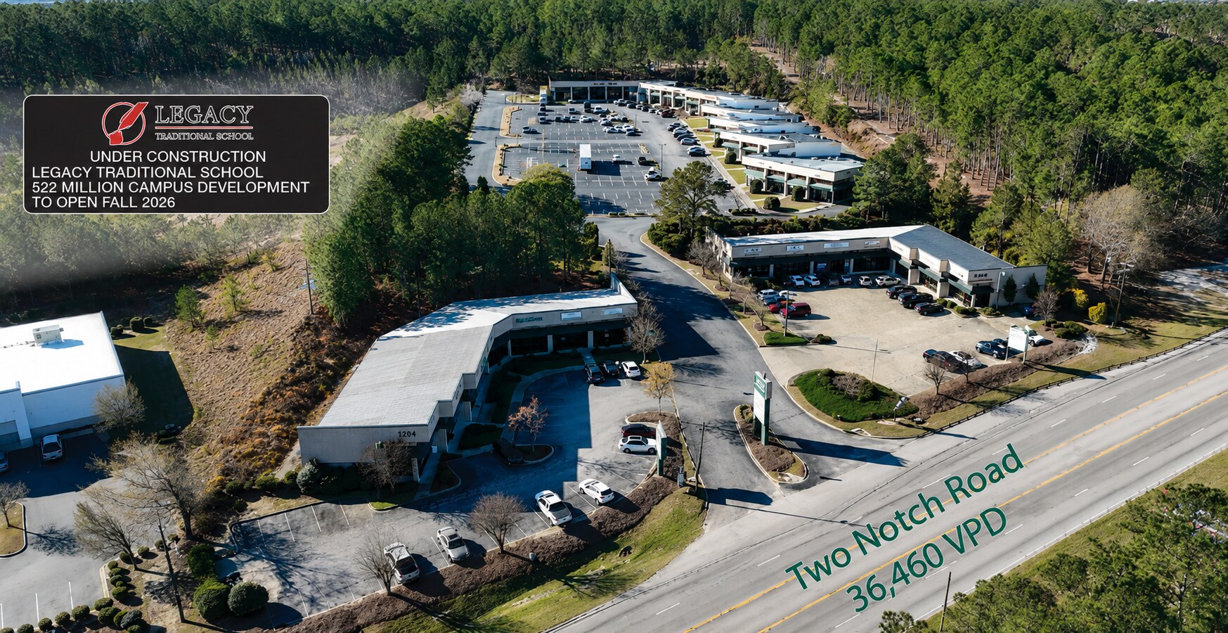 9570 Two Notch Rd, Columbia, SC à louer Photo du bâtiment- Image 1 de 9