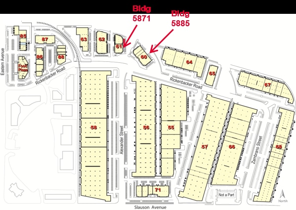 5873-5895 Rickenbacker Rd, Commerce, CA for lease - Building Photo - Image 3 of 16