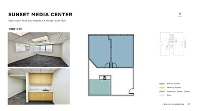 6255 W Sunset Blvd, Los Angeles, CA for lease Site Plan- Image 1 of 1