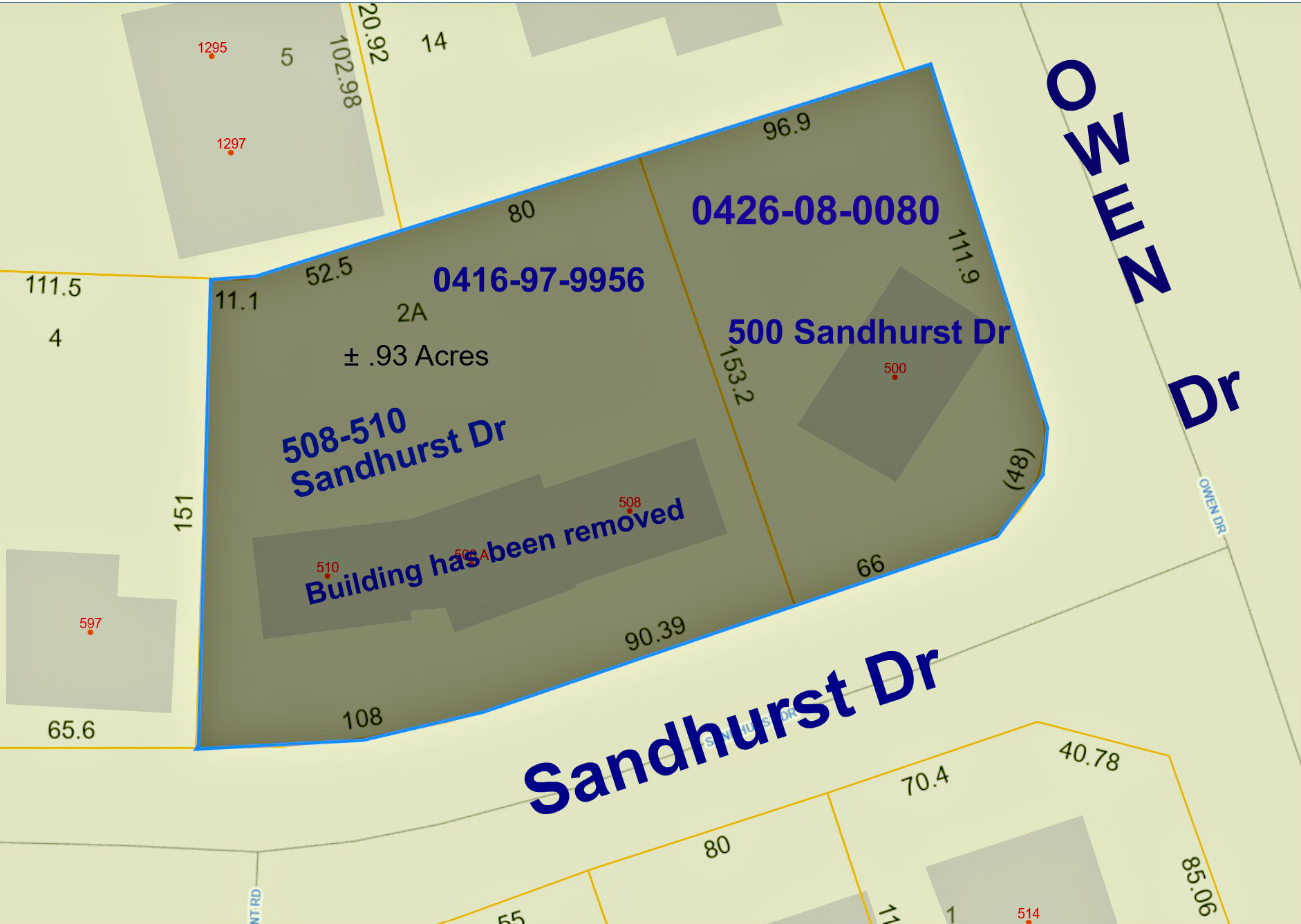 500 Sandhurst Dr, Fayetteville, NC à vendre Photo du bâtiment- Image 1 de 4