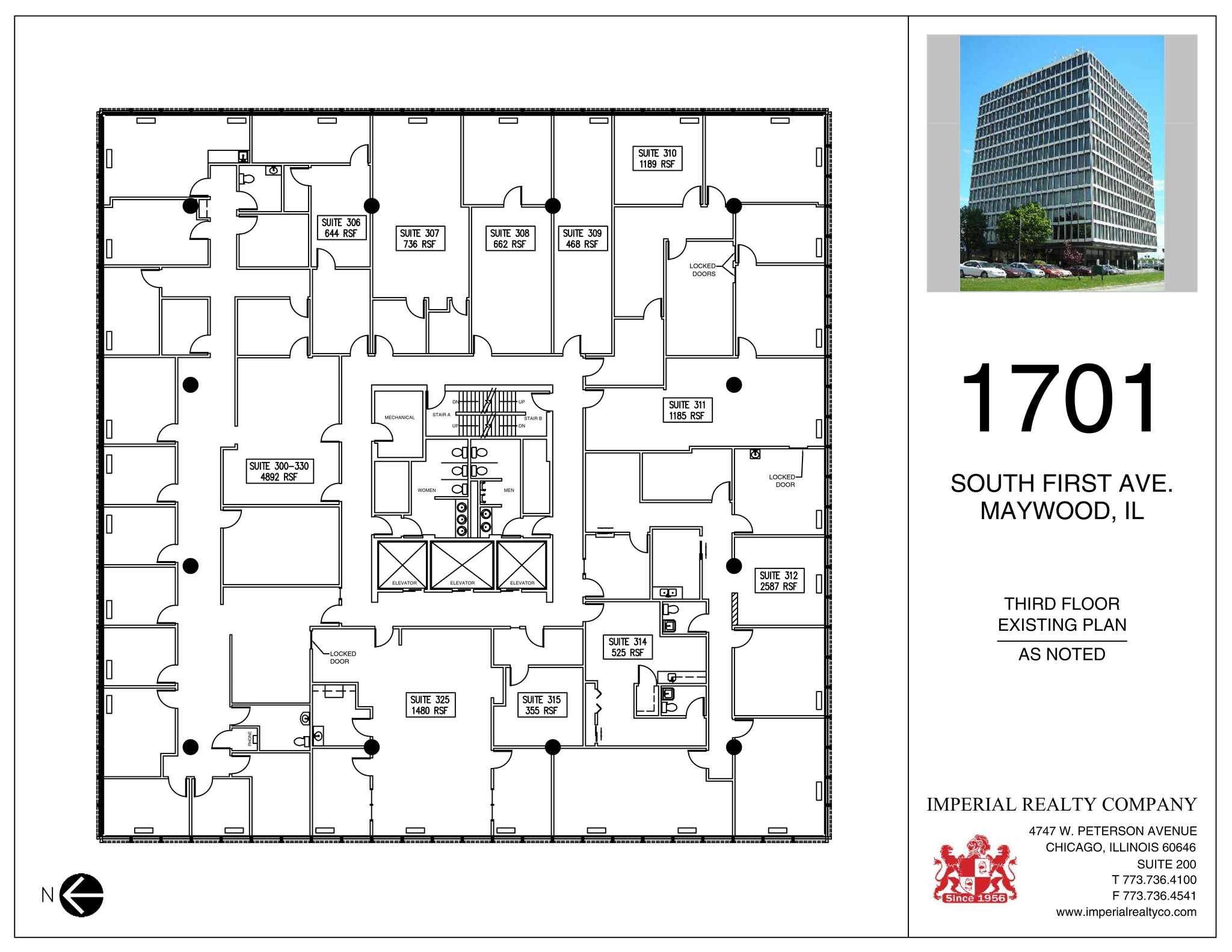 1701 S 1st Ave, Maywood, IL for lease Site Plan- Image 1 of 1