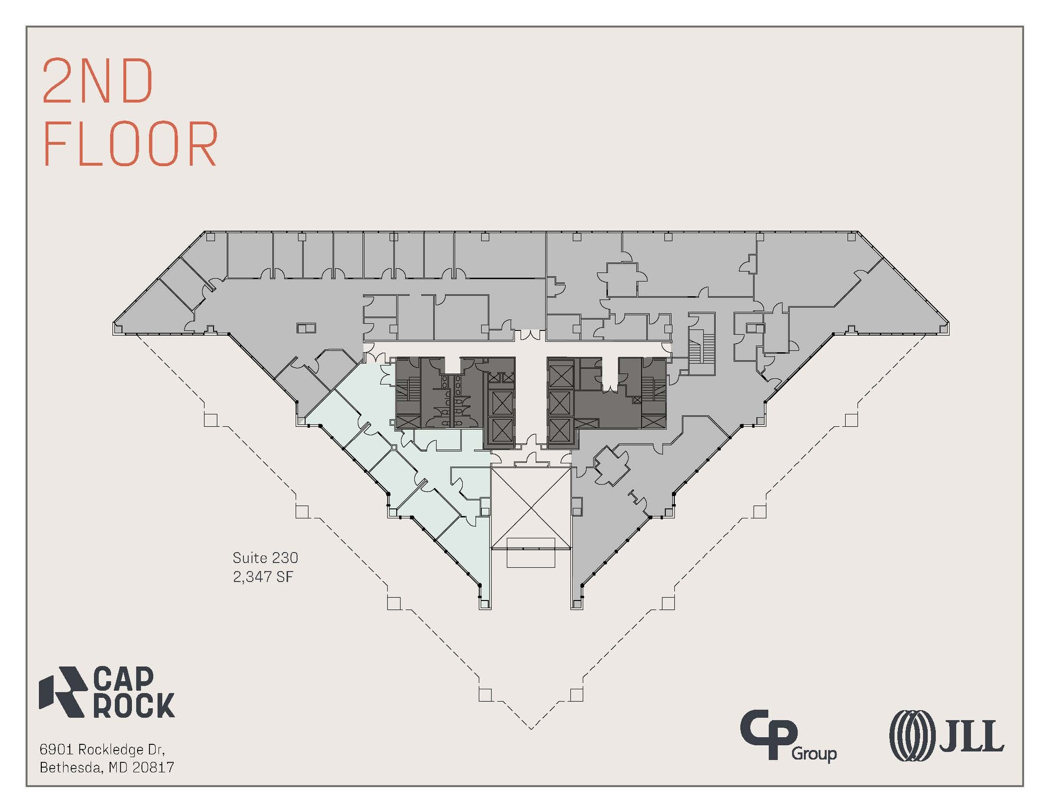 6903 Rockledge Dr, Bethesda, MD à louer Plan d’étage- Image 1 de 1