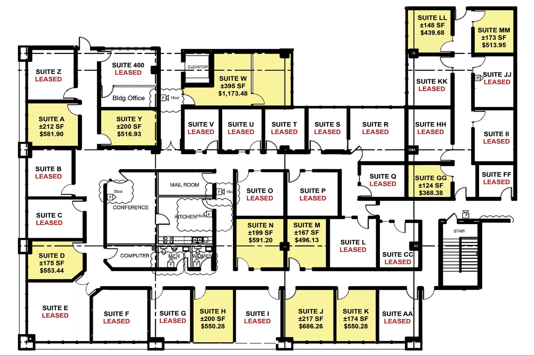 650 S Shackleford Rd, Little Rock, AR à louer Plan d’étage- Image 1 de 7