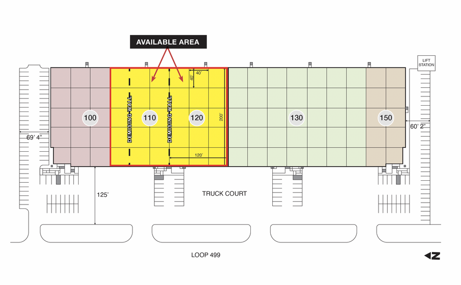 1805 N Loop 499, Harlingen, TX à louer - Plan de site - Image 3 de 4