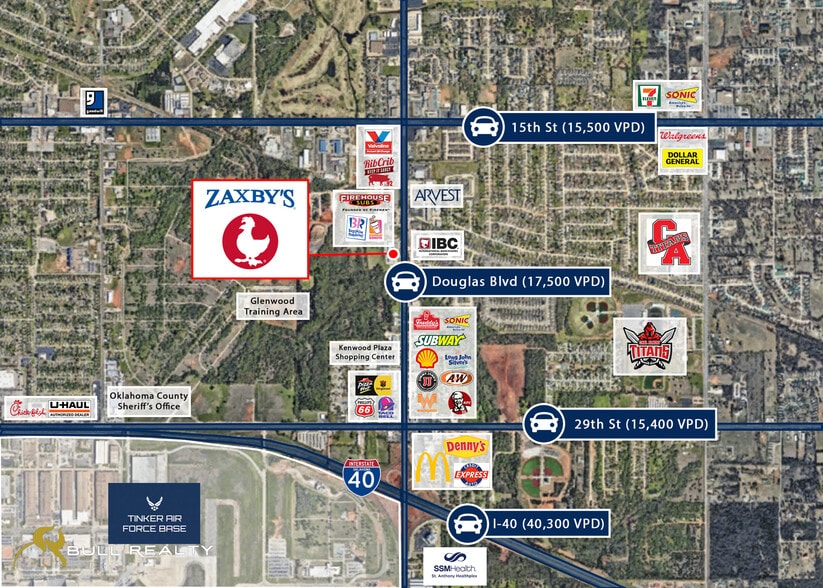 2317 S Douglas Blvd, Midwest City, OK à vendre - Photo du bâtiment - Image 3 de 3