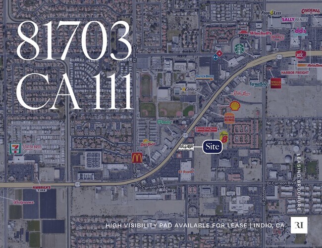Plus de détails pour 81711 California 111, Indio, CA - Terrain à vendre