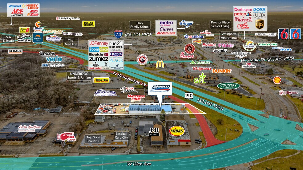 4748 N Brandywine Dr, Peoria, IL à vendre - Photo du bâtiment - Image 3 de 5