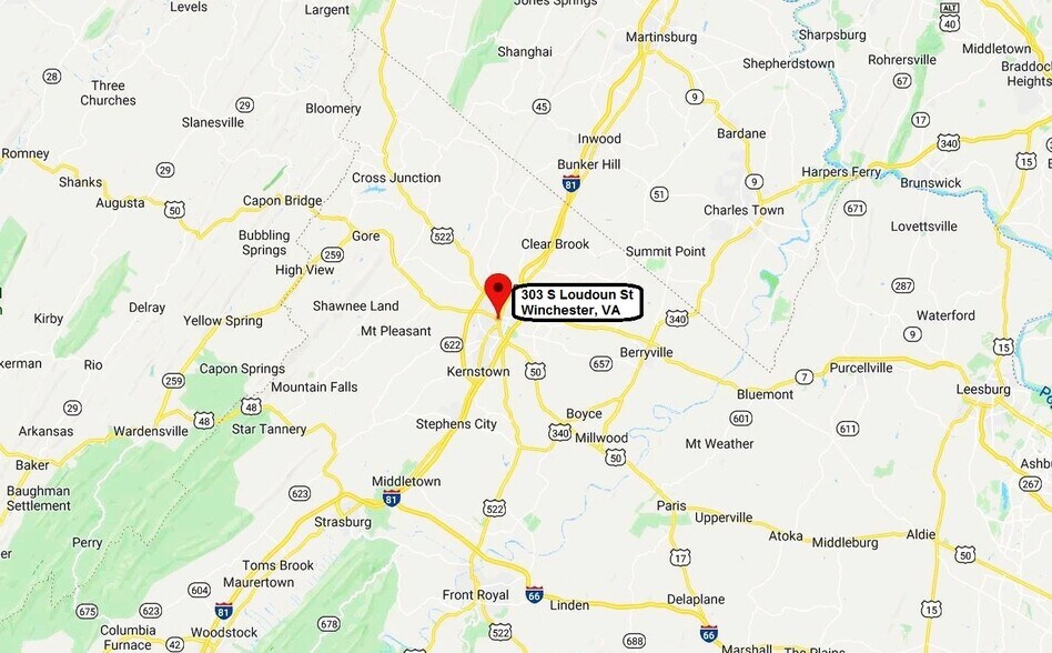 303 S Loudoun St, Winchester, VA à louer - Photo du bâtiment - Image 3 de 9
