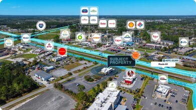 1162 Boone St EXT, Kingsland, GA - AÉRIEN  Vue de la carte