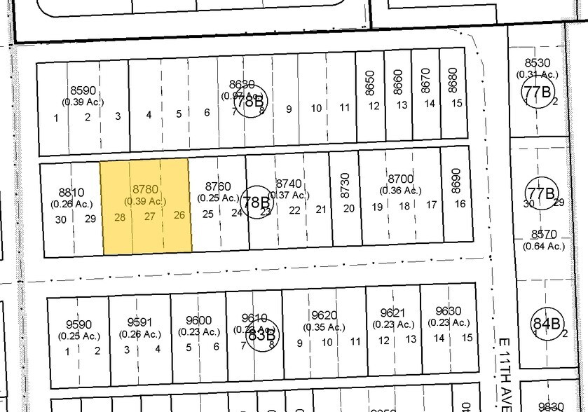 1015-1025 E 29th St, Hialeah, FL à louer - Plan cadastral - Image 2 de 6