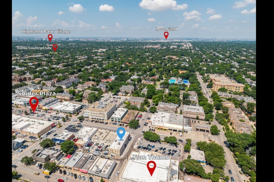 6801 Snider Plz, Dallas, TX à louer - Photo du bâtiment - Image 3 de 12