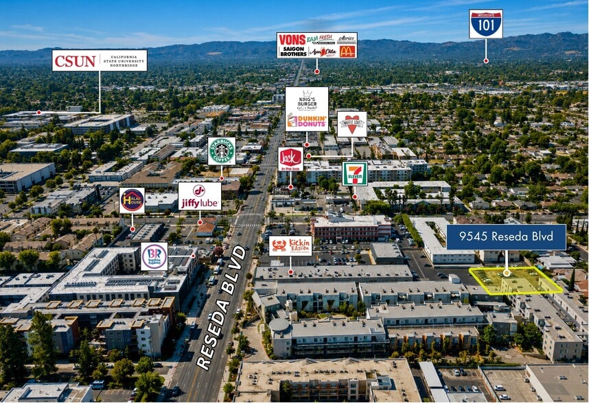 9545 Reseda Blvd, Northridge, CA for lease - Building Photo - Image 2 of 4