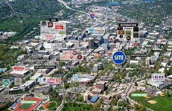 280 N 8th St, Boise, ID - Aerial  map view