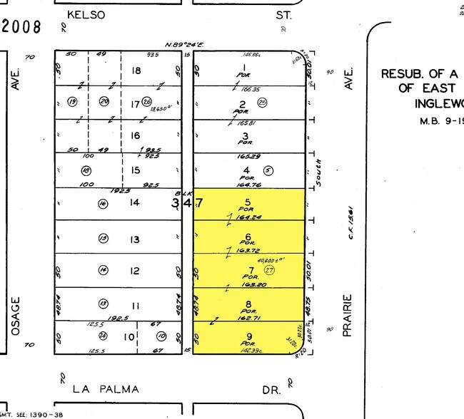 619 S Prairie Ave, Inglewood, CA à louer - Plan cadastral - Image 2 de 20