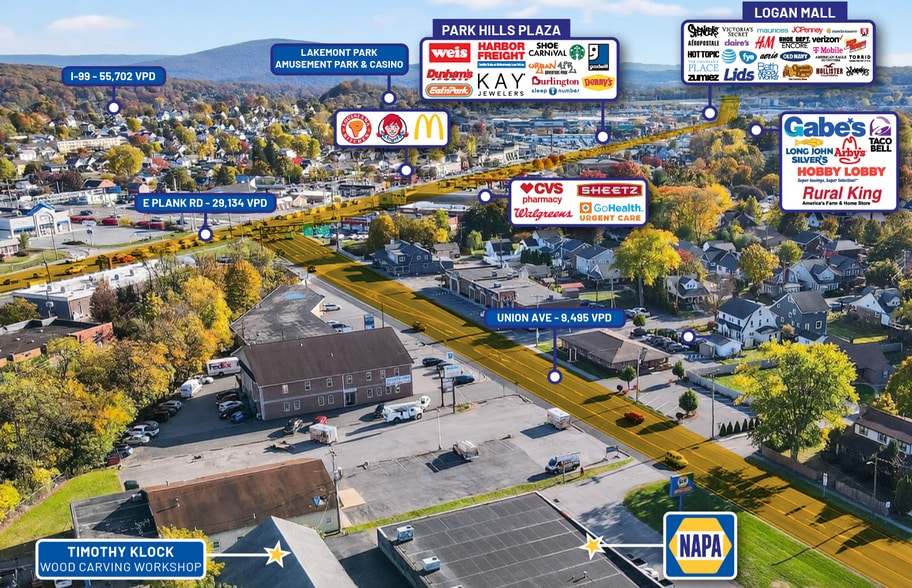 213 Union Ave, Altoona, PA à vendre - Photo du bâtiment - Image 2 de 7