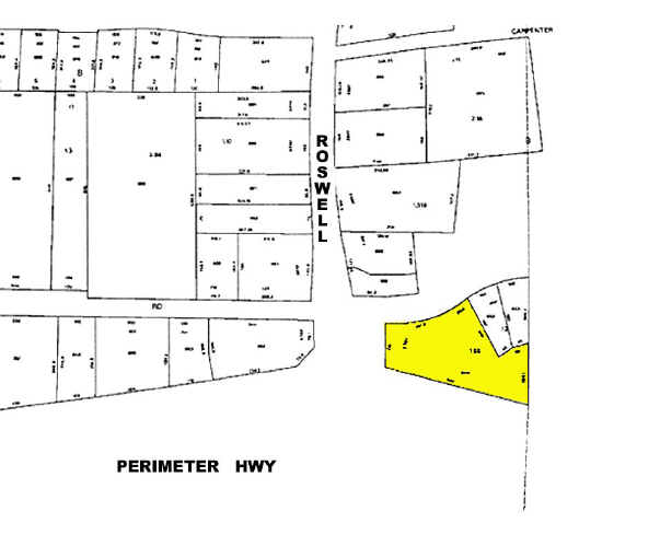5793 Roswell Rd NE, Atlanta, GA à vendre - Plan cadastral - Image 2 de 41