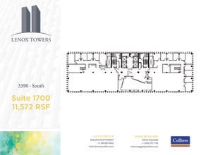 3400 Peachtree Rd NE, Atlanta, GA à louer Plan d’étage- Image 1 de 1