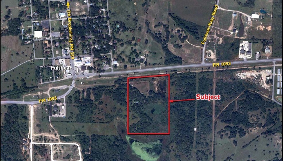 0 FM 1093, Fulshear, TX à vendre - Aérien - Image 1 de 3
