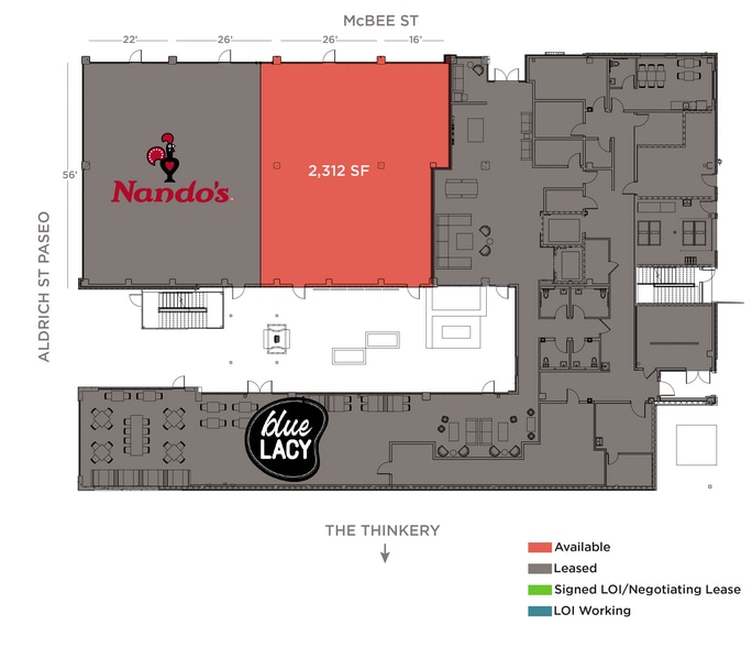 1825 McBee St, Austin, TX for lease - Site Plan - Image 2 of 4