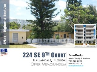 More details for 224 SE 9th Ct, Hallandale, FL - Multifamily for Sale