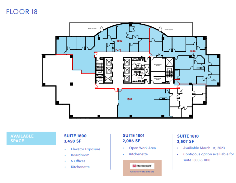 5775 Yonge St, Toronto, ON for lease Floor Plan- Image 1 of 1