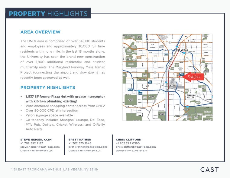 1131 E Tropicana Ave, Las Vegas, NV à louer - Photo du bâtiment - Image 2 de 7