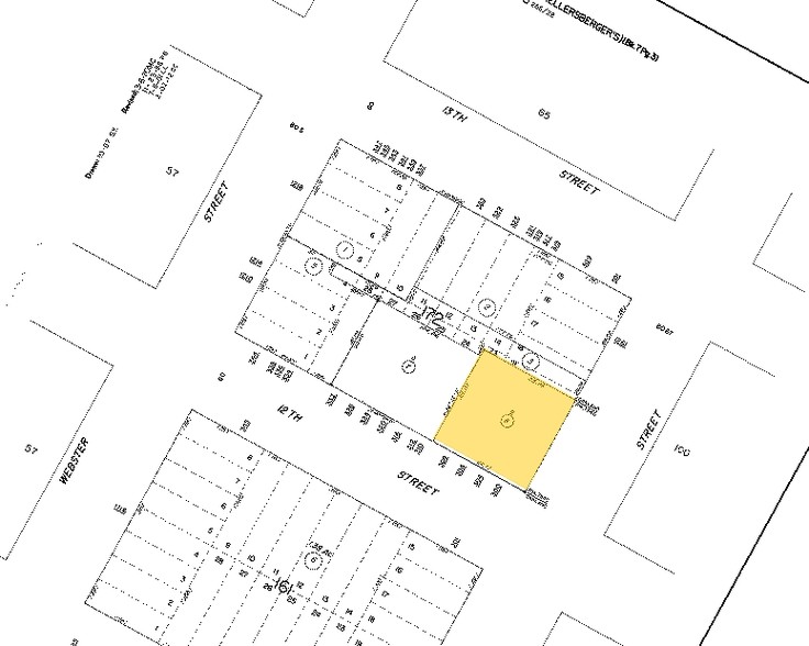 304-308 12th St, Oakland, CA à louer - Plan cadastral - Image 2 de 5